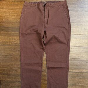 Burgundy Pants, J Crew